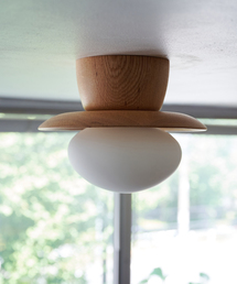 journal standard Furniture (ジャーナルスタンダードファニチャー)のLUCCA CEILING LAMP OAK ルッカ シーリングランプ(照明)