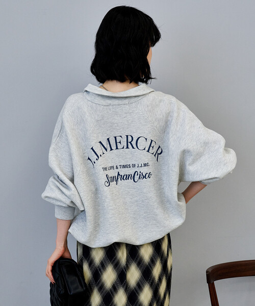 FREAK'S STORE(フリークスストア)の「J.J.Mercer × FREAK'S STORE/ジェイジェイマーサー 別注 ポロスキッパーニット/ポロニット/ポロ襟(ニット/セーター・レディース・ブラウン/グレー/ナチュラル・フリ-)」の9枚目の写真