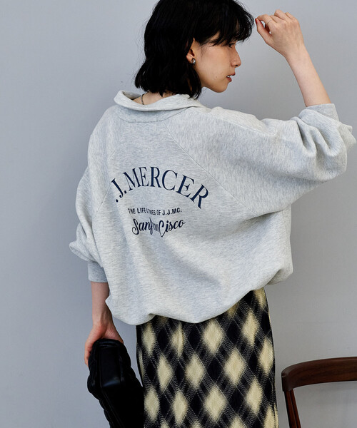 FREAK'S STORE(フリークスストア)の「J.J.Mercer × FREAK'S STORE/ジェイジェイマーサー 別注 ポロスキッパーニット/ポロニット/ポロ襟(ニット/セーター・レディース・ブラウン/グレー/ナチュラル・フリ-)」の11枚目の写真