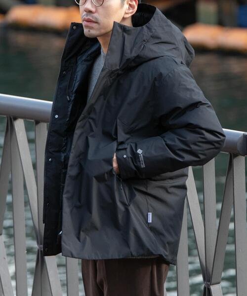 +phenix(プラスフェニックス)の「『別注』+phenix WINDSTOPPER by GORE-TEX LABS ダウンジャケット(ダウンジャケット/コート・メンズ・ブラック/ネイビー/ブラウン・SMALL/MEDIUM/LARGE/X-LARGE)」の11枚目の写真