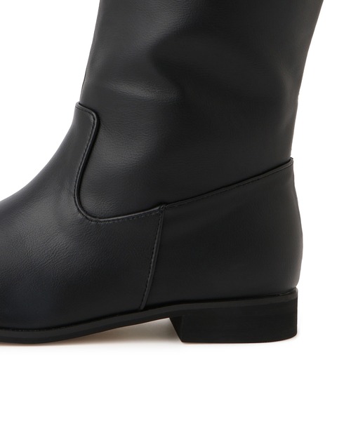 ROPE' PICNIC（ロペピクニック）の「バックスリットロングブーツ（ブーツ・レディース・ブラック・L/M/S）」の5枚目の写真