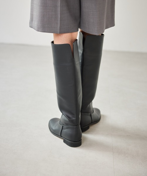ROPE' PICNIC（ロペピクニック）の「バックスリットロングブーツ（ブーツ・レディース・ブラック・L/M/S）」の12枚目の写真
