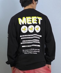 BYRD（バード）の「【ムラサキスポーツ限定】DEAR LAUREL/ディアローレル × BYRD バード コラボ 長袖 Tシャツ ロンT バックプリント DL25F-BYRD01（Tシャツ/カットソー）」