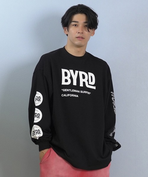 ムラサキスポーツ(ムラサキスポーツ)の「【ムラサキスポーツ限定】DEAR LAUREL/ディアローレル × BYRD バード コラボ 長袖 Tシャツ ロンT バックプリント DL25F-BYRD01(Tシャツ/カットソー・メンズ・ホワイト/ブラック・L/M)」の11枚目の写真