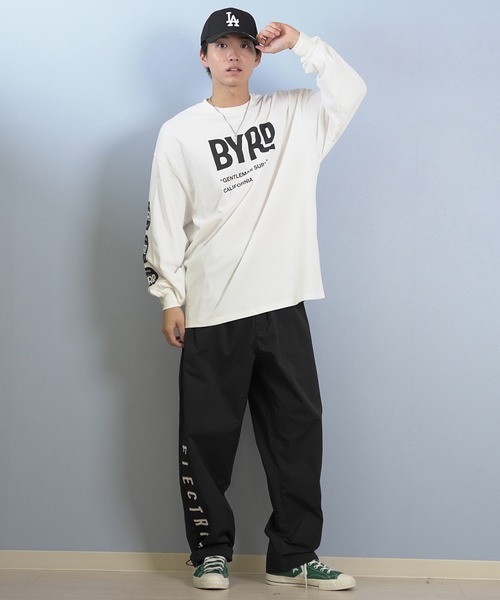 ムラサキスポーツ(ムラサキスポーツ)の「【ムラサキスポーツ限定】DEAR LAUREL/ディアローレル × BYRD バード コラボ 長袖 Tシャツ ロンT バックプリント DL25F-BYRD01(Tシャツ/カットソー・メンズ・ホワイト/ブラック・L/M)」の7枚目の写真