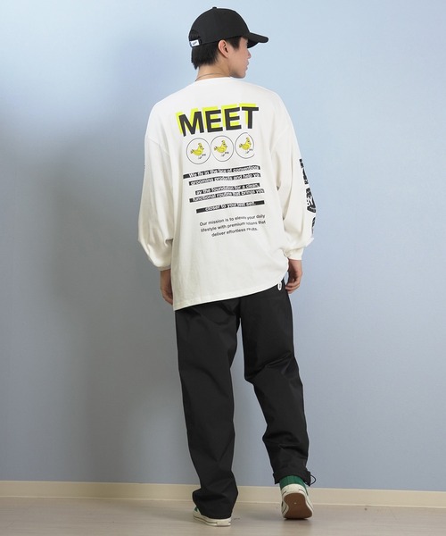 ムラサキスポーツ(ムラサキスポーツ)の「【ムラサキスポーツ限定】DEAR LAUREL/ディアローレル × BYRD バード コラボ 長袖 Tシャツ ロンT バックプリント DL25F-BYRD01(Tシャツ/カットソー・メンズ・ホワイト/ブラック・L/M)」の9枚目の写真