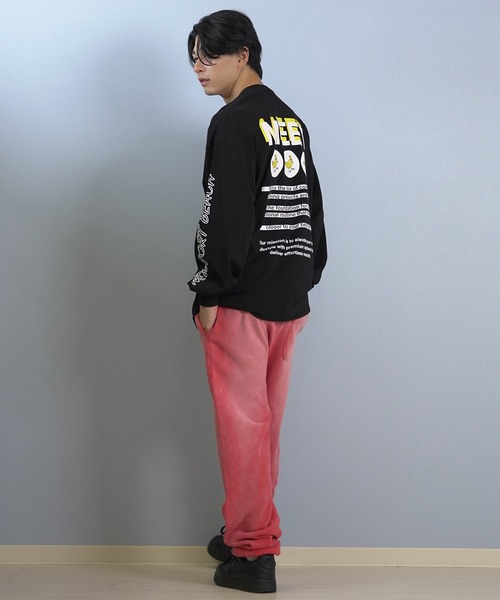 ムラサキスポーツ(ムラサキスポーツ)の「【ムラサキスポーツ限定】DEAR LAUREL/ディアローレル × BYRD バード コラボ 長袖 Tシャツ ロンT バックプリント DL25F-BYRD01(Tシャツ/カットソー・メンズ・ホワイト/ブラック・L/M)」の14枚目の写真