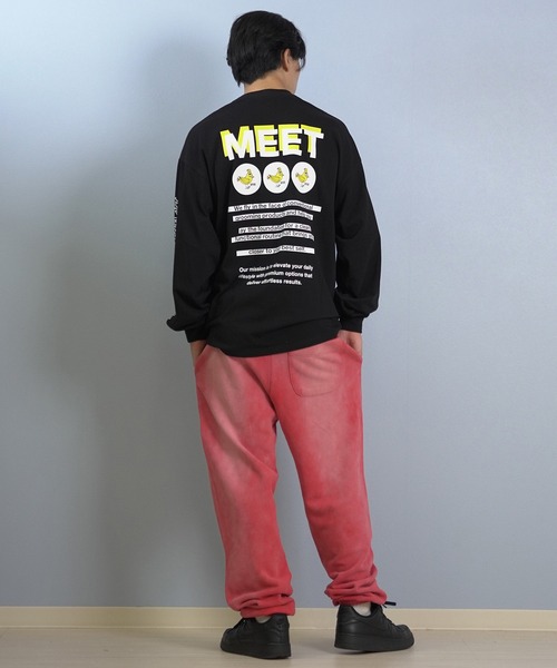 ムラサキスポーツ(ムラサキスポーツ)の「【ムラサキスポーツ限定】DEAR LAUREL/ディアローレル × BYRD バード コラボ 長袖 Tシャツ ロンT バックプリント DL25F-BYRD01(Tシャツ/カットソー・メンズ・ホワイト/ブラック・L/M)」の15枚目の写真