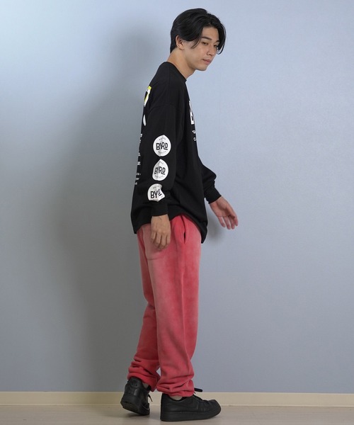 ムラサキスポーツ(ムラサキスポーツ)の「【ムラサキスポーツ限定】DEAR LAUREL/ディアローレル × BYRD バード コラボ 長袖 Tシャツ ロンT バックプリント DL25F-BYRD01(Tシャツ/カットソー・メンズ・ホワイト/ブラック・L/M)」の16枚目の写真