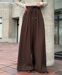 inverted pleats waide pants /インバーテッドプリーツワイドパンツ