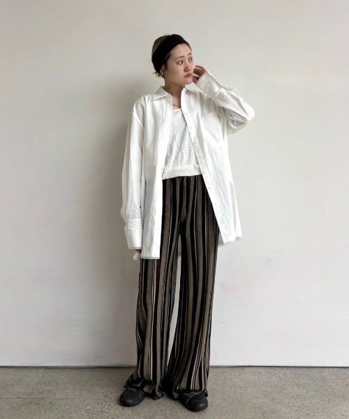 Stripe Knit Pants（その他パンツ）｜anuke（アンヌーク）の