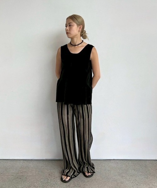 アンヌーク anuke Stripe Pajamas Pants anuke パンツ Stripe Pajamas Pants レディース : ZOZOTOWN