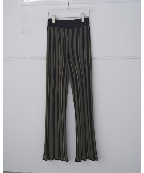 Stripe Knit Pants（その他パンツ）｜anuke（アンヌーク）の