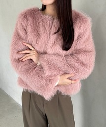 ノーカラーコート（ピンク/桃色系）ファッション通販 - ZOZOTOWN