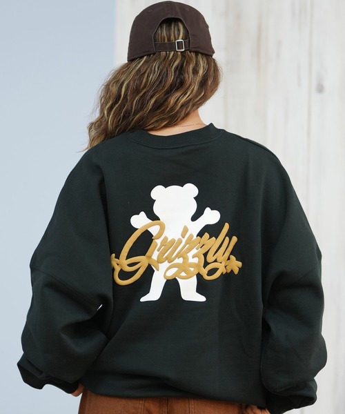 セール】GRIZZLY/グリズリー FOAM PRINTING LOGO BEAR スウェット