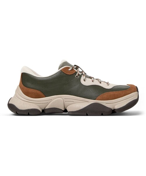 CAMPER（カンペール）の「[カンペール] KARST 2 / レザースニーカー（スニーカー・メンズ・カーキ・27.5cm/27.0cm/28.0cm/26.0cm/25.5cm/25.0cm）」の2枚目の写真