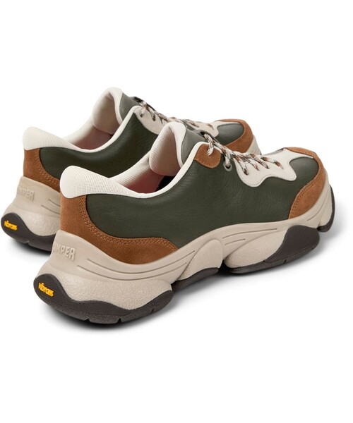CAMPER（カンペール）の「[カンペール] KARST 2 / レザースニーカー（スニーカー・メンズ・カーキ・27.5cm/27.0cm/28.0cm/26.0cm/25.5cm/25.0cm）」の3枚目の写真