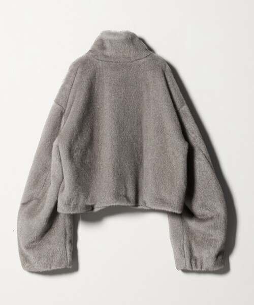 ASTRAET（アストラット）の「＜ASTRAET＞フェイクファー スタンドカラー ブルゾン（ブルゾン・レディース・ライトグレー/モカ・FREE）」の9枚目の写真