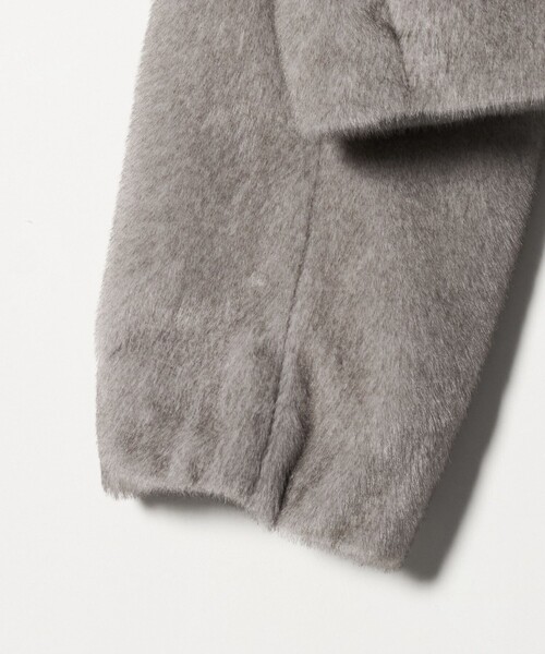 ASTRAET（アストラット）の「＜ASTRAET＞フェイクファー スタンドカラー ブルゾン（ブルゾン・レディース・ライトグレー/モカ・FREE）」の11枚目の写真