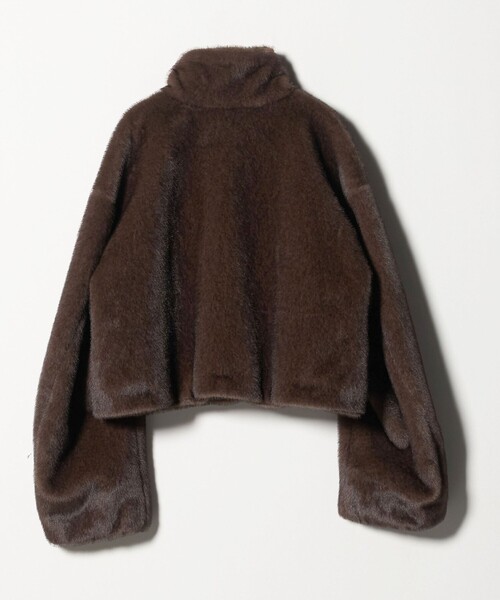 ASTRAET＞フェイクファー スタンドカラー ブルゾン（ブルゾン