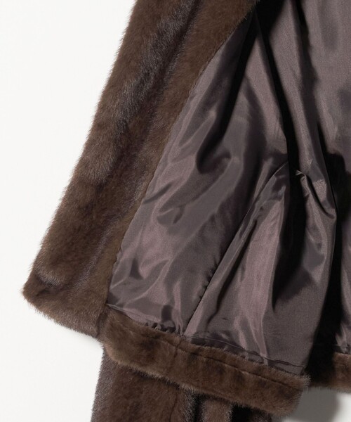 ASTRAET（アストラット）の「＜ASTRAET＞フェイクファー スタンドカラー ブルゾン（ブルゾン・レディース・ライトグレー/モカ・FREE）」の19枚目の写真