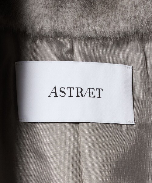 ASTRAET＞フェイクファー スタンドカラー ブルゾン（ブルゾン