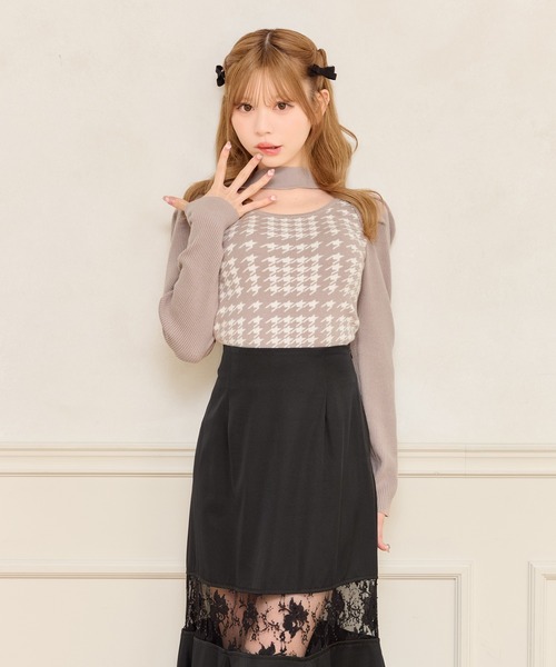 apres jour（アプレジュール）の「フロントオープンニット（ニット/セーター・レディース・ブラック/ボルドー/グレイッシュベージュ・フリー/X-LARGE）」の10枚目の写真