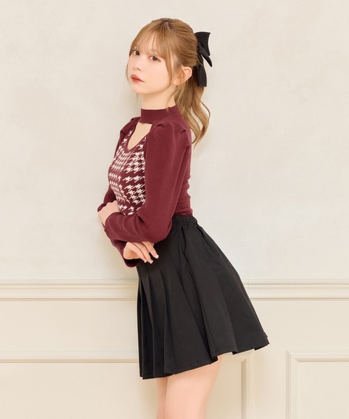 apres jour（アプレジュール）の「フロントオープンニット（ニット/セーター・レディース・ブラック/ボルドー/グレイッシュベージュ・フリー/X-LARGE）」の19枚目の写真