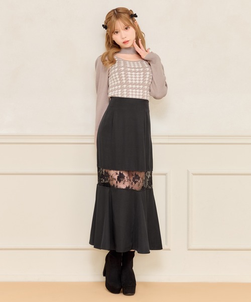 apres jour（アプレジュール）の「フロントオープンニット（ニット/セーター・レディース・ブラック/ボルドー/グレイッシュベージュ・フリー/X-LARGE）」の7枚目の写真