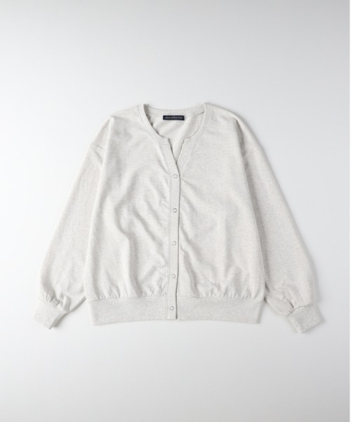 Right-on（ライトオン）の「【HONEYSUCKLE ROSE】スキッパーカットカーディガン（カーディガン/ボレロ・レディース・イエロー/キナリ/ブラック・S/L/M）」の2枚目の写真