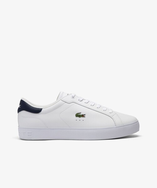 LACOSTE(ラコステ)の「メンズ POWERCOURT GRPH 225 1 SMA(スニーカー・メンズ・ホワイト・28.5cm/25.0cm/25.5cm/26.0cm/26.5cm/27.0cm/28.0cm)」の1枚目の写真