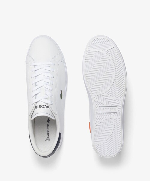 LACOSTE(ラコステ)の「メンズ POWERCOURT GRPH 225 1 SMA(スニーカー・メンズ・ホワイト・28.5cm/25.0cm/25.5cm/26.0cm/26.5cm/27.0cm/28.0cm)」の4枚目の写真