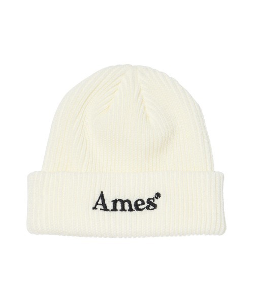 AMESWORLDWIDE(アメスワールドワイド)の「A'GEM/9 × .kom『AMES WORLDWIDE/アメスワールドワイド』BASIC LOGO BEANIE/ベーシックロゴ ビーニー(ニットキャップ/ビーニー・レディース・ホワイト/ブラウン/ピンク/ベージュ/チャコールグレー/ブラック/ライトブルー・FREE)」の21枚目の写真