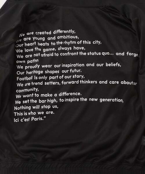 PARIS SAINT-GERMAIN(パリサンジェルマン)の「【Paris Saint-Germain / パリ・サン=ジェルマン】 JP REFLECTOR PIPING TOP(その他アウター・メンズ・ブラック/グレー/カーキ・SMALL/MEDIUM/LARGE/X-LARGE)」の8枚目の写真