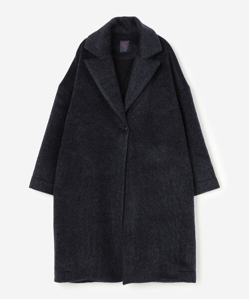 GALLEGO DESPORTES（ギャレゴデスポート）の「GALLEGO DESPORTES | テーラーカラー ウールコート WOMEN（チェスターコート・レディース・ネイビー・S）」の2枚目の写真