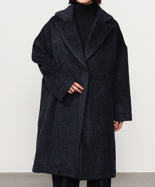 GALLEGO DESPORTES（ギャレゴデスポート）の「GALLEGO DESPORTES | テーラーカラー ウールコート WOMEN（チェスターコート・レディース・ネイビー・S）」の13枚目の写真