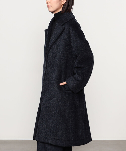 GALLEGO DESPORTES（ギャレゴデスポート）の「GALLEGO DESPORTES | テーラーカラー ウールコート WOMEN（チェスターコート・レディース・ネイビー・S）」の14枚目の写真