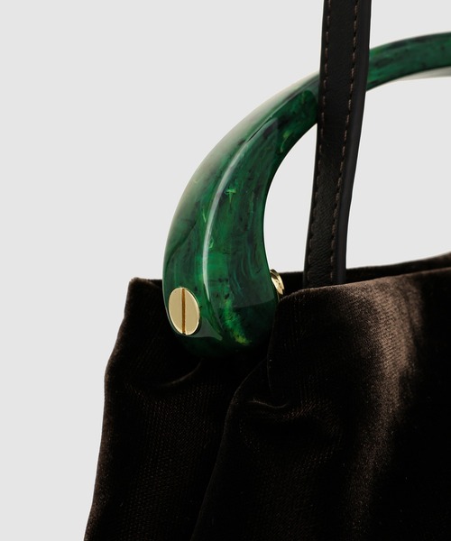 DRIES VAN NOTEN（ドリスヴァンノッテン）の「BW252-CRISP709-653 W.W.BAG（ハンドバッグ・レディース・ダークブラウン・ONE SIZE）」の4枚目の写真