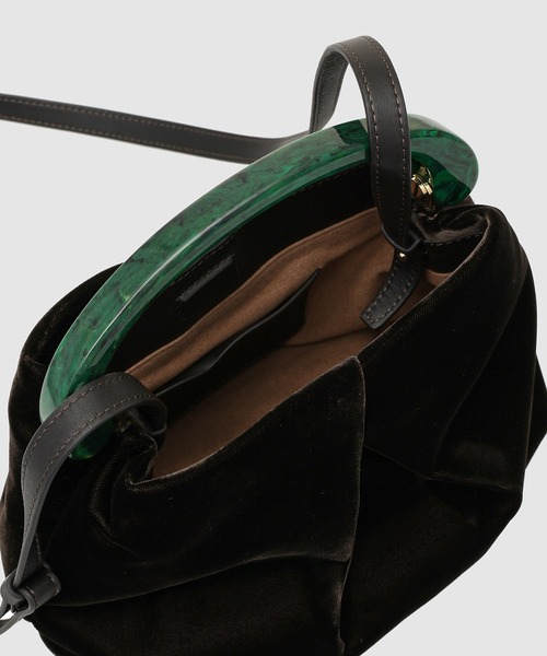 DRIES VAN NOTEN（ドリスヴァンノッテン）の「BW252-CRISP709-653 W.W.BAG（ハンドバッグ・レディース・ダークブラウン・ONE SIZE）」の6枚目の写真