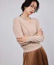 HERMES カシミヤ 100% プルオーバー ニット ポンチョ HERMES カシミヤ 100% プルオーバー ニット ポンチョ