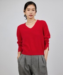 新品　ARCHIVIO レッド カシミヤニットセーター 新品 ARCHIVIO レッド カシミヤニットセーター