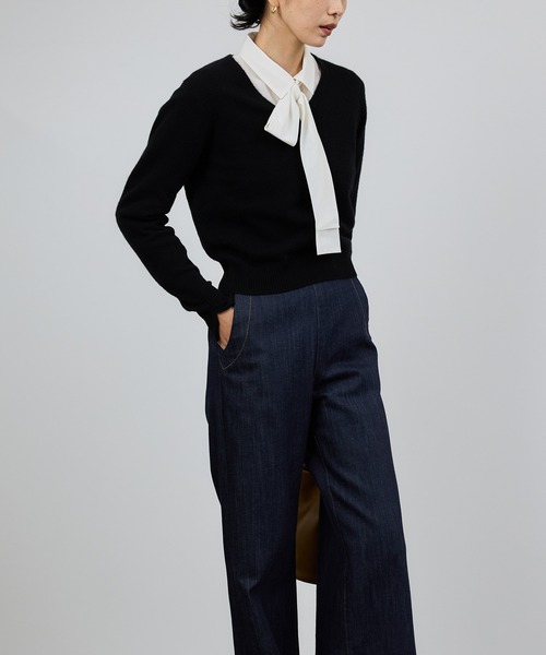 ROPE'（ロペ）の「カシミヤVネックニットプルオーバー（ニット/セーター・レディース・ブラック/ベージュ/ピンク系その他2/レッド/グレー・FREE）」の17枚目の写真