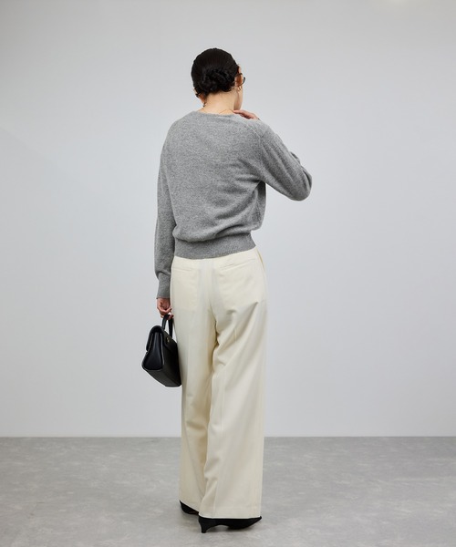 ROPE'（ロペ）の「カシミヤVネックニットプルオーバー（ニット/セーター・レディース・ブラック/ベージュ/ピンク系その他2/レッド/グレー・FREE）」の21枚目の写真