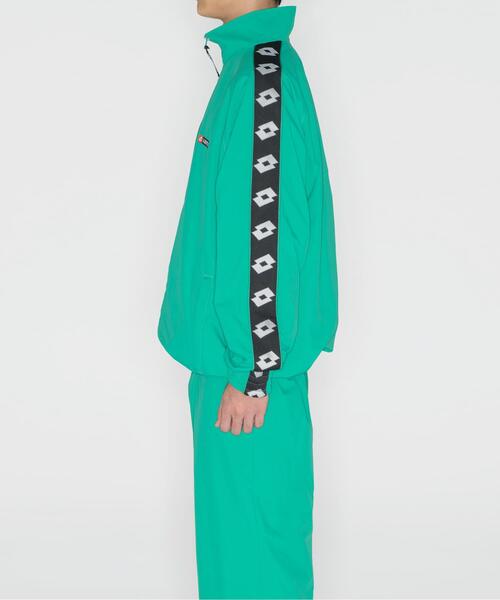 LOTTO（ロット）の「LOTTO　TAPING NYLON BLOUSON（ナイロンジャケット・メンズ・ネイビー/ブラック/グリーン・LARGE/MEDIUM/X-LARGE/XX-LARGE）」の9枚目の写真
