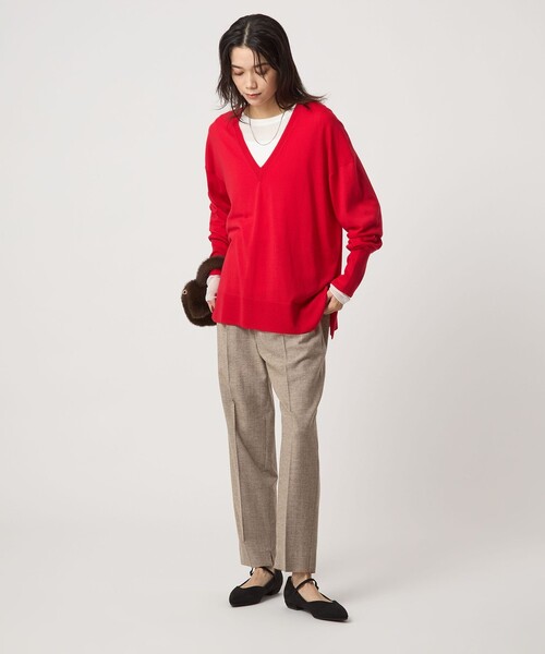 セール】［size SHORT/TALLあり］ライト サキソニー テーパード パンツ