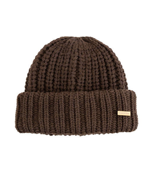 MAISON Birth（メゾンバース）の「MAISON Birth メゾンバース / WPN VOLME KNIT ミックスボリュームニット帽 ニットキャップ / MB-25304（ニットキャップ/ビーニー・レディース・ブラウン/レッド/ブラック/ブルー・FREE）」の7枚目の写真