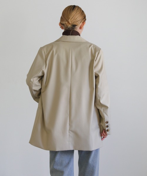 select MOCA（セレクトモカ）の「テーラードジャケット（テーラードジャケット・レディース・アイボリー・FREE）」の2枚目の写真