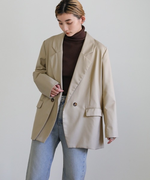 select MOCA（セレクトモカ）の「テーラードジャケット（テーラードジャケット・レディース・アイボリー・FREE）」の3枚目の写真