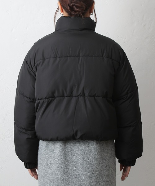 COLONY 2139(コロニートゥーワンスリーナイン)の「中綿ショートブルゾン(ダウンジャケット/コート・レディース・ブラック/モカ・FREE)」の16枚目の写真