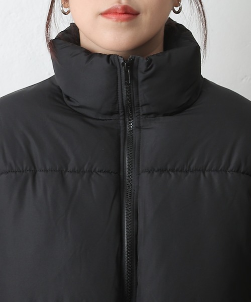 COLONY 2139(コロニートゥーワンスリーナイン)の「中綿ショートブルゾン(ダウンジャケット/コート・レディース・ブラック/モカ・FREE)」の3枚目の写真